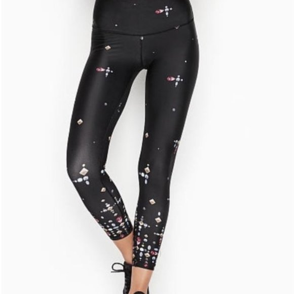 NWT Victoria's Secret Sport Sparkle Shine 7/8 Leggings - Picture 6 of 7